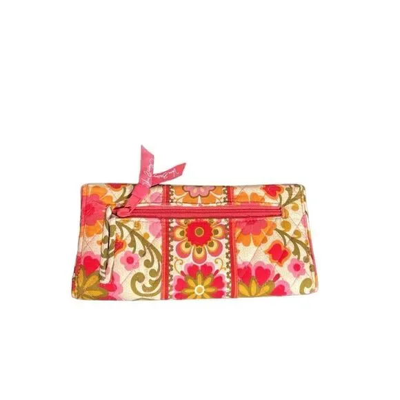 Vera Bradley Folkloric Floral Trifold Wallet - Picture 2 of 5